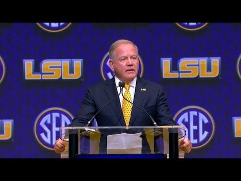 LSU Head Football Coach Brian Kelly Press Conference | 2025 SEC Media Days