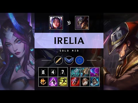Irelia Mid vs Twisted Fate - EUW Diamond Patch 25.12