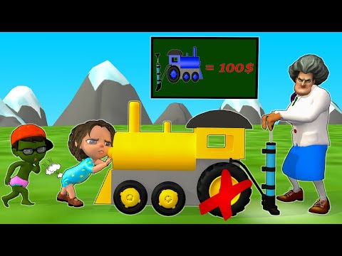 Scary Teacher 3D Baby Zombie vs Tani Baby - Nick and Tani meet a Pervert | Doctor Tractor Animation