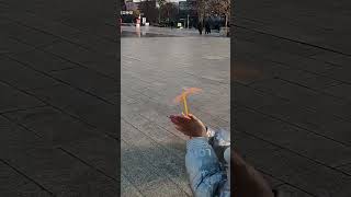 Download lagu Plastic Bamboo Dragonfly Shape Hand Push Flying mp3