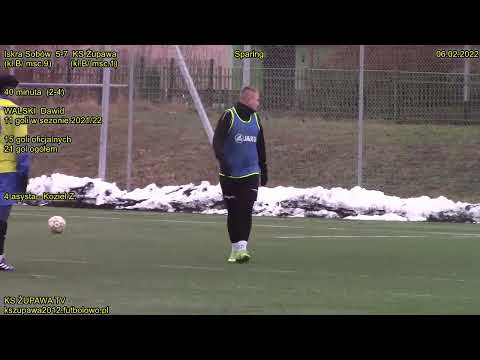 Sparing: Iskra Sobów 5-7 KS Żupawa (Walski Dawid 2-4) 06.02.2022