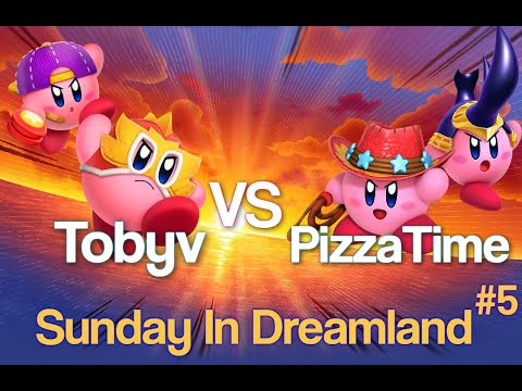 TobyV (Wrestler/Yo-Yo) vs Pizza Time (Whip/Beetle) - Kirby Fighters 2 - Sunday in Dream Land #5
