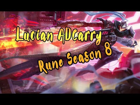 Lucian AD, Guide Rune Season 8, League Of Legends