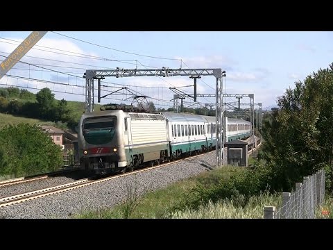 Transiti di E.402B su linee veloci e su linee tradizionali