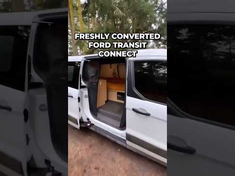 This epic Ford Transit Connect camper has everything you need to enjoy life on the road! 😍