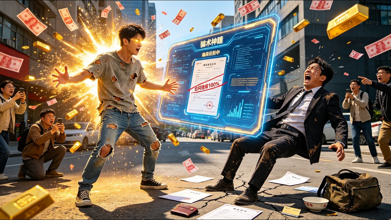 One look exposed all scams. A poor youth's 