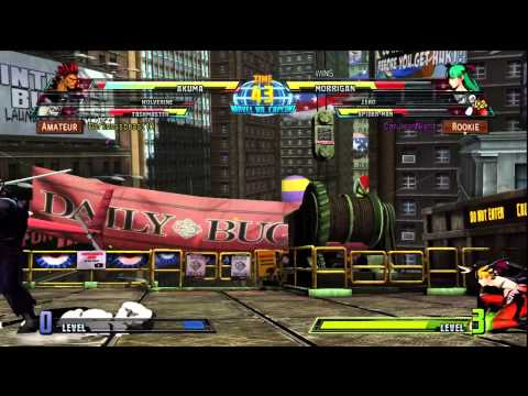 Marvel vs Capcom 3 - PS3 -- Non-Ranked Matches 14 - Battle 3 of 3