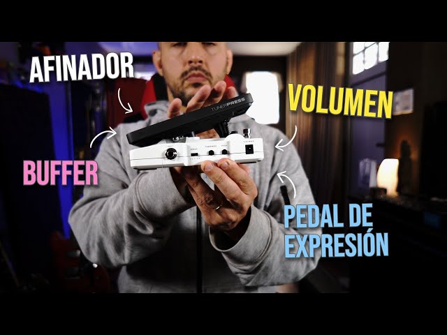 Vídeo relacionado con HOTONE Pedal de efectos pasivos de volumen y expresión 2 en 1 para guitarra EXP Ampero Press
