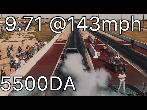 My Hellcat Goes 9.71 in 5500 DA and 3500 Elevation