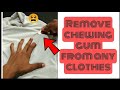 Remove Chewing Gum From Any Clothes Shorts
