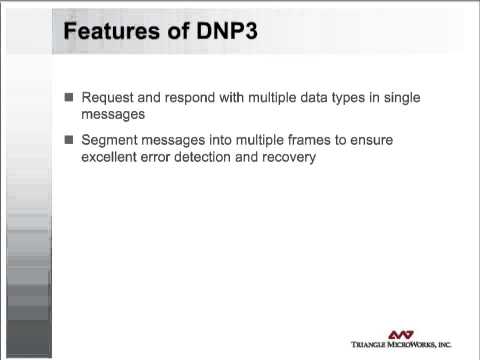 DNP3 OV 2 DNP3 Features