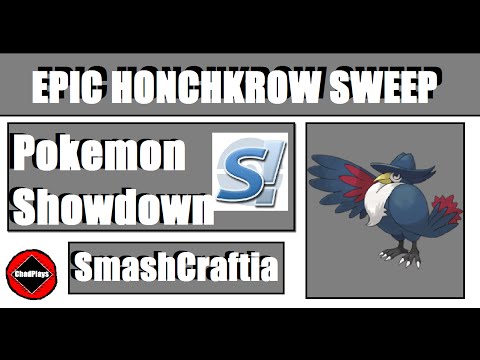 Pokemon Showdown - EPIC HONCHKROW SWEEP | Starring: RadiantShuckle