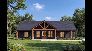 4 Bedroom Modern Farmhouse | Beautiful & Unique | Plan 4534-00166