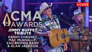 Jimmy Buffett Tribute by Kenny Chesney, Mac McAnally, Zac Brown Band &amp; Alan Jackson | CMA Awards