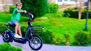 Babam Sözünü Tuttu Elektrikli Bisiklet Aldım H