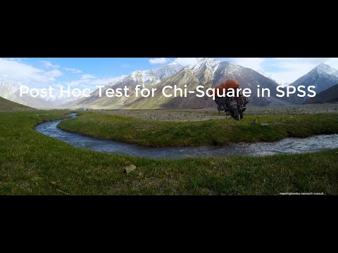 Post Hoc Test for Chi Square in SPSS