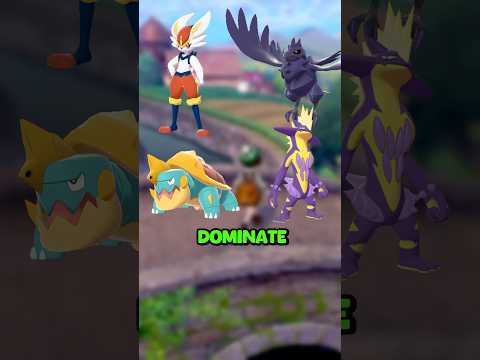 The BEST TEAM to BEAT Pokemon Sword and Shield with Scrobunny! #pokemon #pokemongo #fyp