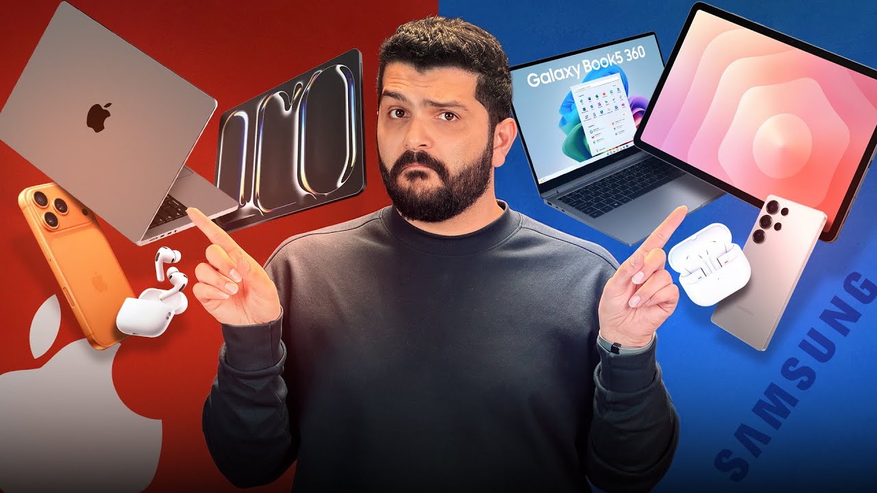 اپل یا سامسونگ؟ مقایسه کامل اکوسیستم‌ها🔥