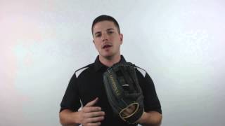 Video thumbnail: Louisville Slugger 125 Series Baseball Glove: FG25GY5-1250