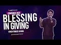 Blessing in Giving | Coach Francis Casaba