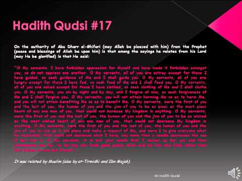 40 Hadith Qudsi