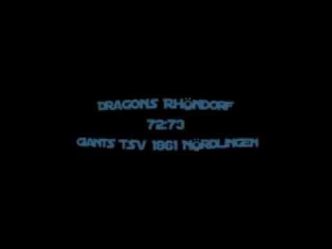 Dragons Rhöndorf-Giants TSV 1861 Nördlingen,,Iceman,,Max Gentner