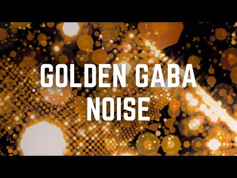 GOLDEN GABA NOISE | Black Screen | 12 Hours | No Midway Ads | Sleep/ Relax/ Calm Anxiety/ Focus