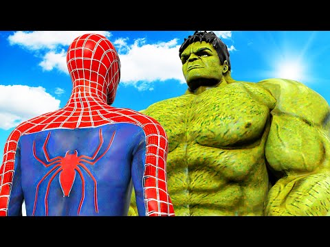 SPIDERMAN VS BIG HULK - THE INCREDIBLE HULK VS SPIDER-MAN (2002)