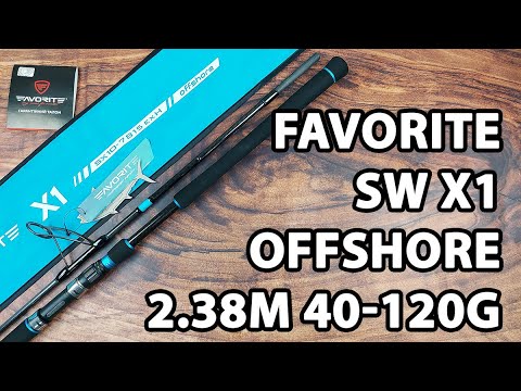 Спінінг Favorite SW X1 Offshore 7815H 2.38m 40-120g PE #4.0-5.0 Mod.Fast