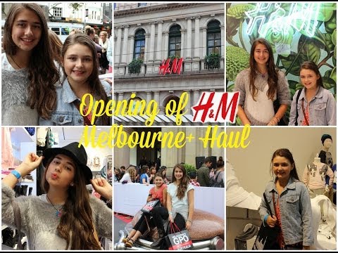 Abertura da H&M Melbourne + Haul