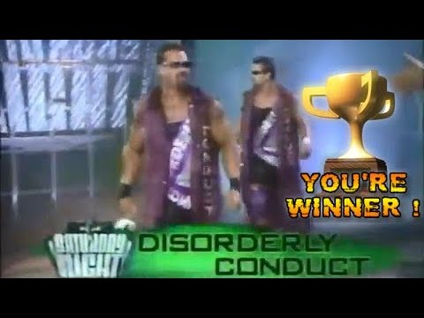 Disorderly Conduct WINS A MATCH!