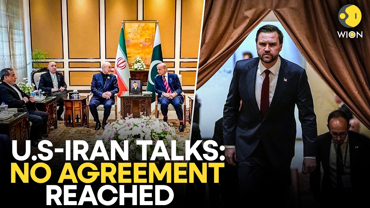 US-Iran Talks LIVE: Vance Says Iran Refused Terms, Talks End Without Agreement | Will War Continue?
