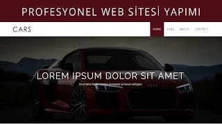 Profesyonel Web Sitesi Nasıl Yapılır? - Ders 12