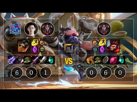 LNG Flandre Renekton vs Wukong Top - KR Patch 10.12