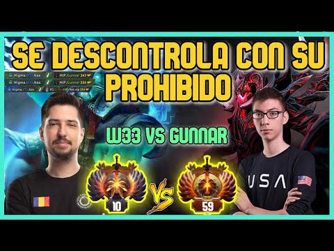 W33, GORGC VS GUNNAR, CR1T, SHACHLO - DOTA 2 RANKED EUROPA