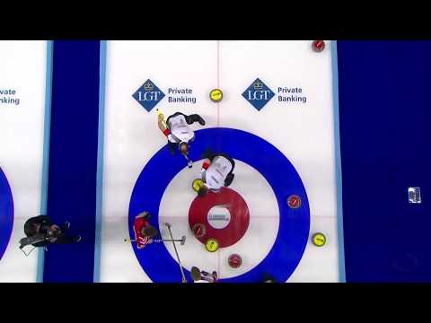 #wmcc2016 Koe (CAN) steals 2 from Stjerne (DEN); Vic & Russ on carving brooms tactics