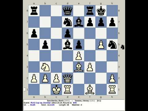 Savchenko, Boris vs Sarana, Alexey | Russia Chess Cup Open 2013, Dombai