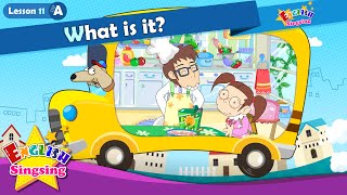 Lesson 11_(A)What is it? - Cartoon Story - English Education - Easy conversation for kids