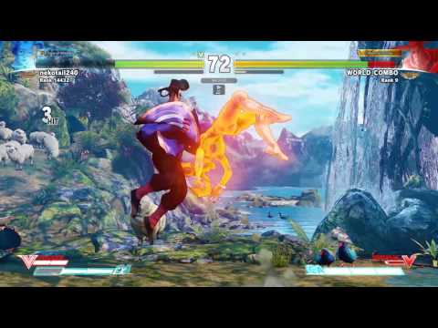nekotail240 (MIKA) VS WORLD_COMBO(FANG) SFV RANKED MATCH