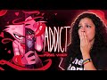 LESBIAN REACTS HAZBIN HOTEL ADDICT MUSIC VIDEO
