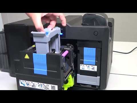 FARGO HDP6600 How to Load Partially Used InTm Film