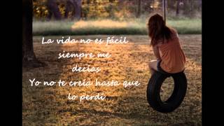 La vida no es fácil con letra  Ximena Sariñana