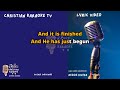 It Is Finished Lyric Video Scott Wesley Brown.