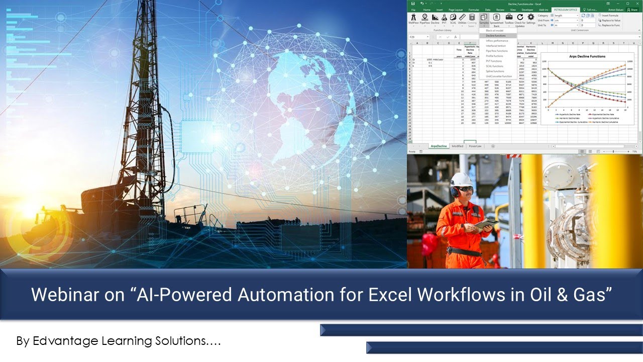 AI-Powered Automation For Excel Workflows in Oil & Gas | Webinar | Edvantage Learning Solutions
