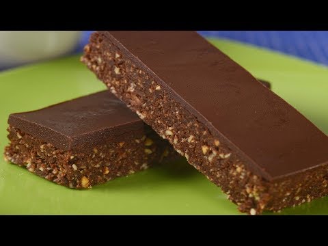 Chocolate Energy Bars Recipe Demonstration - Joyofbaking.com