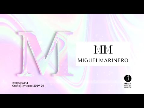 MIGUEL MARINERO en #MBFWMadrid - Enero 2019