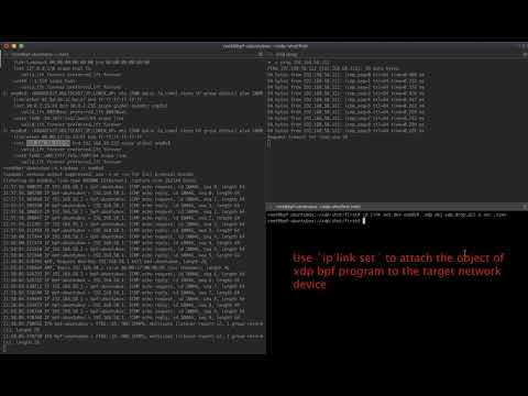 xdp bpf demo - drop all the packets