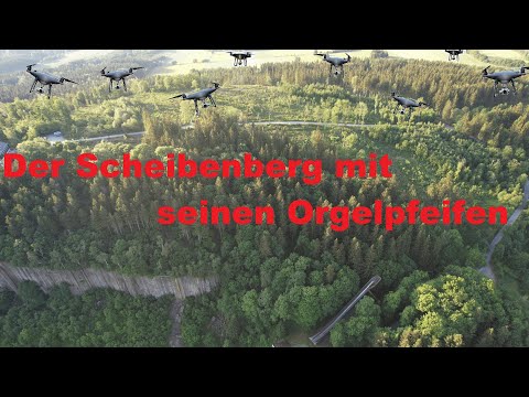 Der Scheibenberg mit seinen  "Orgelpfeifen"