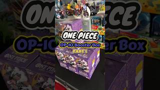 Box 1 of OP-10 Royal Blood.Let’s get lucky! 🏴‍☠️   #optcg #onepiece #op10 #royalblood #tcgcommunity