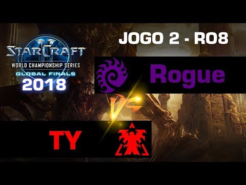 StarCraft 2: Rogue vs TY (ZvT) J2 - RO8 - 2018 WCS Global Finals [PT-BR]